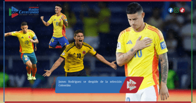 James Rodríguez se despide de la selección Colombia.