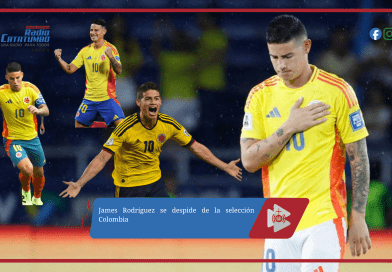James Rodríguez se despide de la selección Colombia.