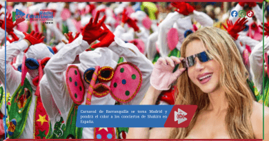 Carnaval de Barranquilla se toma Madrid y pondrá el color a los conciertos de Shakira en España.