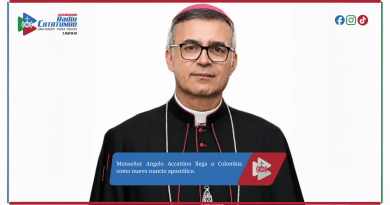 Monseñor Angelo Accattino llega a Colombia como nuevo nuncio apostólico.