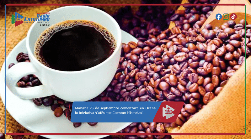 Mañana 25 de septiembre comenzará en Ocaña la iniciativa ‘Cafés que Cuentan Historias’.