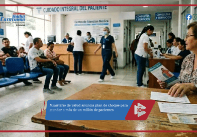 Ministerio de Salud anuncia plan de choque para atender a más de un millón de pacientes.