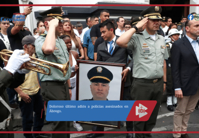 Doloroso último adiós a policías asesinados en Ábrego