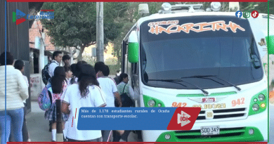 Más de 1.178 estudiantes rurales de Ocaña cuentan con transporte escolar