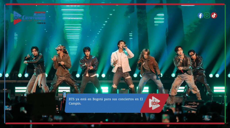 BTS ya está en Bogotá para sus conciertos en El Campín.