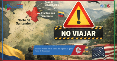 Estados Unidos emite alerta de seguridad para Norte de Santander
