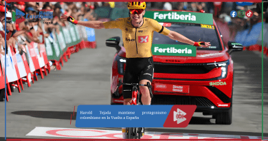 Harold Tejada mantiene protagonismo colombiano en la Vuelta a España