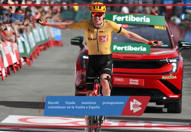 Harold Tejada mantiene protagonismo colombiano en la Vuelta a España