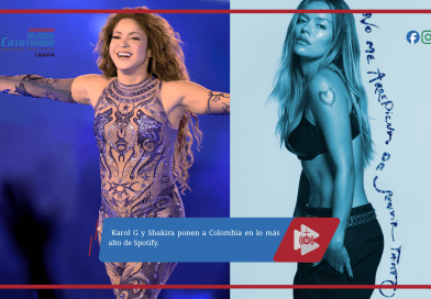 Karol G y Shakira ponen a Colombia en lo más alto de Spotify.