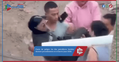 Fuera de peligro los dos patrulleros heridos durante procedimiento en el barrio Juan XXIII.