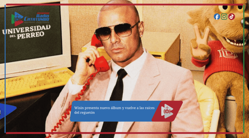 Wisin presenta nuevo álbum y vuelve a las raíces del reguetón