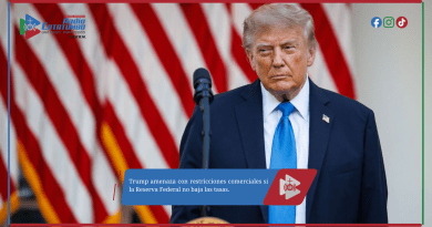 Trump amenaza con restricciones comerciales si la Reserva Federal no baja las tasas