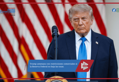 Trump amenaza con restricciones comerciales si la Reserva Federal no baja las tasas