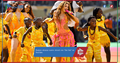Shakira alcanza nuevo récord con “Dai Dai” en YouTube