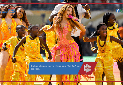 Shakira alcanza nuevo récord con “Dai Dai” en YouTube
