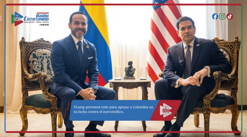 Trump proveerá todo para apoyar a Colombia en su lucha contra el narcotráfico.