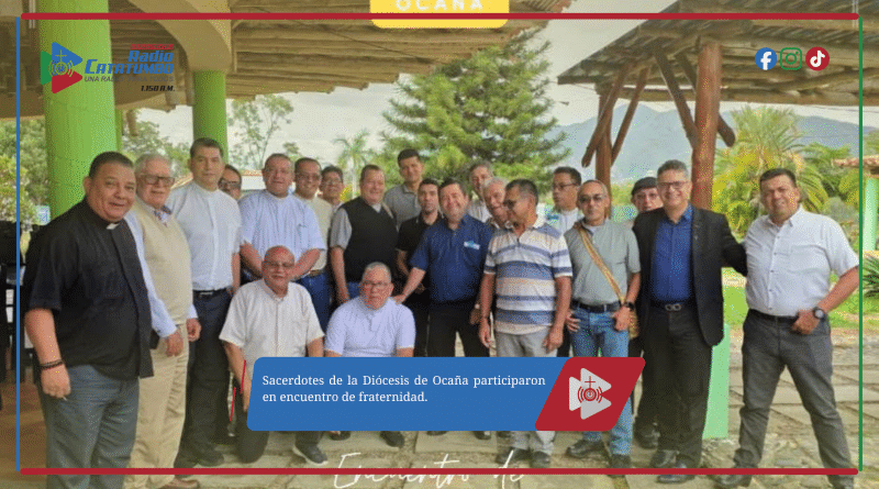 Sacerdotes de la Diócesis de Ocaña participaron en encuentro de fraternidad.