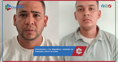 Desarticulan a ‘Los Magníficos’, señalados de homicidio y fleteo en Ocaña