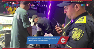 Riñas por consumo de alcohol preocupan en balance de seguridad en Ocaña
