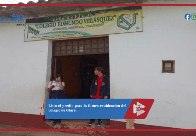 Listo el predio para la futura reubicación del colegio de Otaré