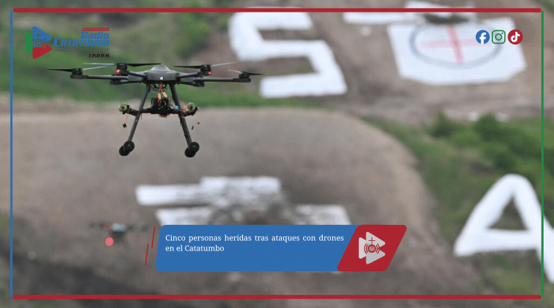 Cinco personas heridas tras ataques con drones en el Catatumbo